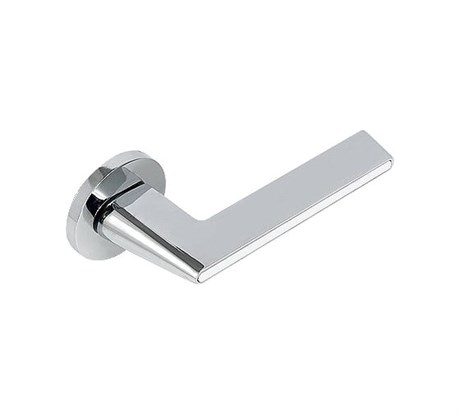 Дверная ручка ADDEN BAU RIVER S-486 CHROME / WHITE Хром S-486 CHROME / WHITE - фото 113558