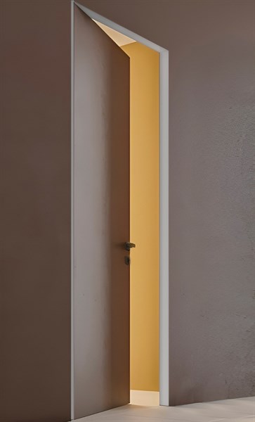 Pro Design ЛДСП под покраску ( открывание от себя), цвет кромки  Белый (RAL 9003), петли слева - фото 33701
