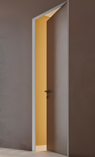 Pro Design ЛДСП под покраску ( открывание от себя), цвет кромки  Белый (RAL 9003), петли справа - фото 33712