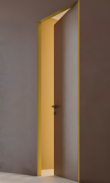 Pro Design ЛДСП под покраску ( открывание от себя), цвет кромки  Золото, петли справа - фото 33715