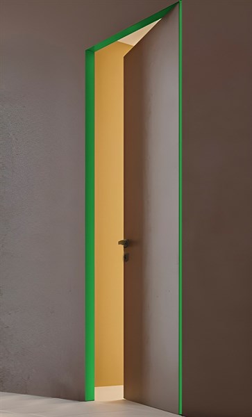 Pro Design ЛДСП под покраску ( открывание от себя), цвет кромки  RAL, петли справа - фото 33716