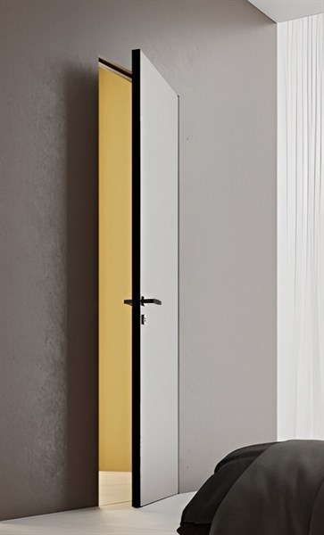 Комплект двери скрытого монтажа U9КП, (открывание на себя), черный R/L - фото 39423