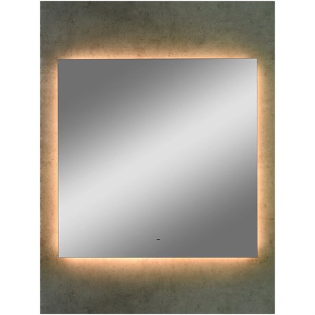 Зеркало Trezhe LED 1000х1000 с бесконтактным сенсором, теплая подсветка ЗЛП318 - фото 40521