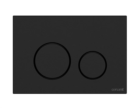 Кнопка TWINS пластик черный матовый - фото 48843