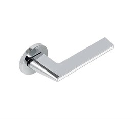 Дверная ручка ADDEN BAU RIVER S-486 CHROME / WHITE Хром S-486 CHROME / WHITE