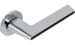 Дверная ручка ADDEN BAU RIVER S-486 CHROME / Black S-486 CHROME / Black