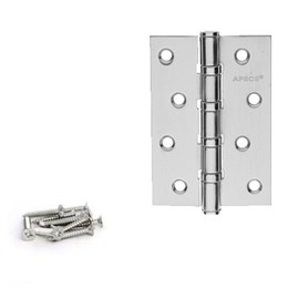 Петля дверная врезная универсальная  Apecs 100*70-B4-Steel-CRM 100*70-B4-Steel-CRM