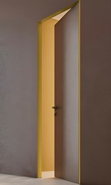Pro Design ЛДСП под покраску ( открывание от себя), цвет кромки  Золото, петли справа