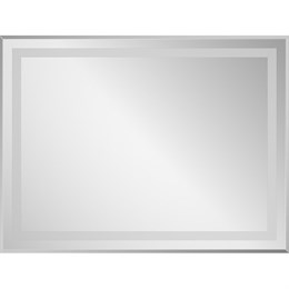 Зеркало Торрес Люкс 800х600 ЗЛП158 LED-подсветка с розеткой
