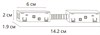 Коннектор для шинопровода Arte Lamp LINEA-ACCESSORIES A483306 - фото 109662