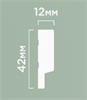 Финишный молдинг LF124A GR3 42мм х 12мм х2700мм LF124A GR3 - фото 109860