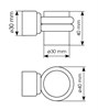 Дверной ограничитель MDS-4 SN Цвет - никель MDS-4 SN - фото 112800