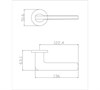 Дверная ручка ADDEN BAU ELIT S-487 GRAPHITE S-487 GRAPHITE - фото 113601