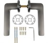 Дверная ручка ADDEN BAU ELIT S-487 GRAPHITE S-487 GRAPHITE - фото 113606
