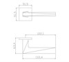 Дверная ручка ADDEN BAU SOLAR S-535 NICKEL S-535 NICKEL - фото 113726