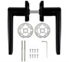 Дверная ручка ADDEN BAU LEDO S-522 BLACK S-522 BLACK - фото 113733