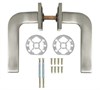 Дверныая ручка ADDEN BAU URSA S-552 NICKEL S-552 NICKEL - фото 113739