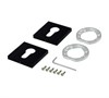 Ключевая накладка под евроцилиндр ADDEN BAU SC SQ-001 BLACK SC SQ-001 BLACK - фото 113814