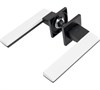 Дверная ручка ADDEN BAU фалевая, на квадратной накладке M-WAY Q519 BLACK матовый черный Q519 BLACK - фото 113924