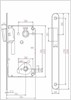 Защёлка сантехническая магнитная ADDEN BAU WC MAG 5090 WC MAG 5090 - фото 114151