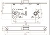 Защёлка сантехническая магнитная DDEN BAU WC-5096 MAG WC-5096 MAG - фото 114162