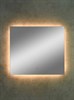 Зеркало Trezhe LED 800х700 с бесконтактным сенсором, теплая подсветка ЗЛП315 - фото 40543
