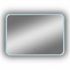 Зеркало Burzhe LED 1000х700 с бесконтактным сенсором, холодная подсветка ЗЛП398 - фото 40611
