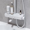Смеситель для ванны с верхним душем, белый матовый, Shelfy, IDDIS, SHEWTBTi06 - фото 45156