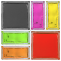 Окрашенные внутри