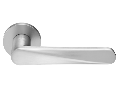 Ручка дверная MORELLI "CAYAN" MH-58-R6 SC цвет - матовый хром MH-58-R6 SC