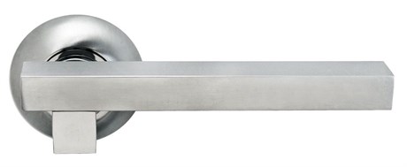 Ручка дверная MH-18 SC/CP Цвет - матовый хром/хром MH-18 SC/CP