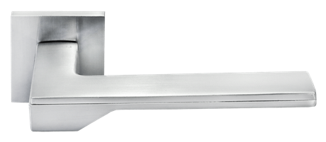 Ручка дверная Morelli "Pierres" MH-49-S6 SC Цвет - Матовый хром MH-49-S6 SC