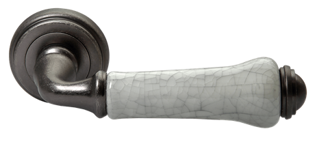 Ручка дверная Morelli "UMBERTO" MH-41-CLASSIC OMS/GR Цвет - Старое античное серебро/серый MH-41-CLASSIC OMS/GR