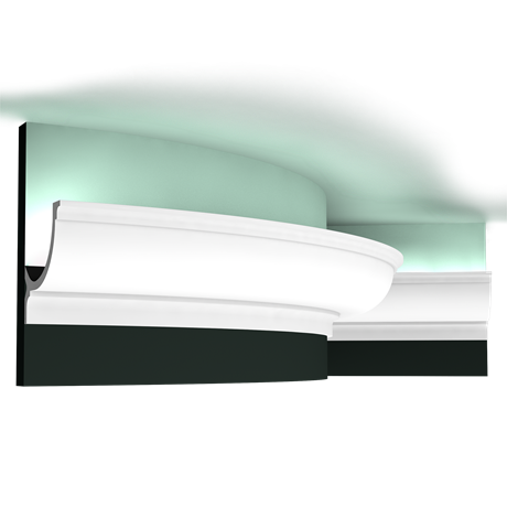 Профиль для скрытого освещения гибкий C902F (2000х103х103) C902F