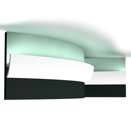 Профиль для скрытого освещения гибкий C373F (2000х80х50) C373F