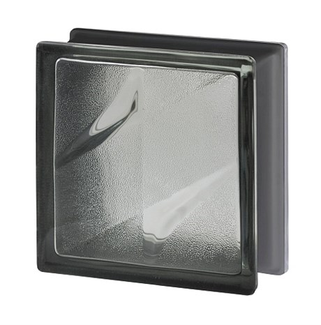 Стеклоблок стандартный черный бриллиант Стелла (190х190х80) bl_br_1