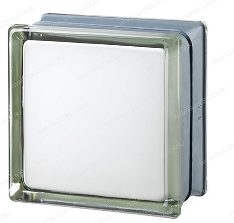 Стеклоблок mini Гладкий Белый MGs FUTURISTIC WHITE 100% (146х146х80) MGs_FUTURISTIC_WHITE_100%