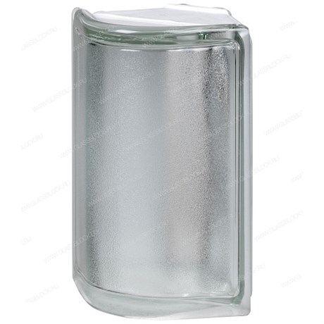 Стеклоблок угловой бесцветный Арктик (190х152х80) ugl_2