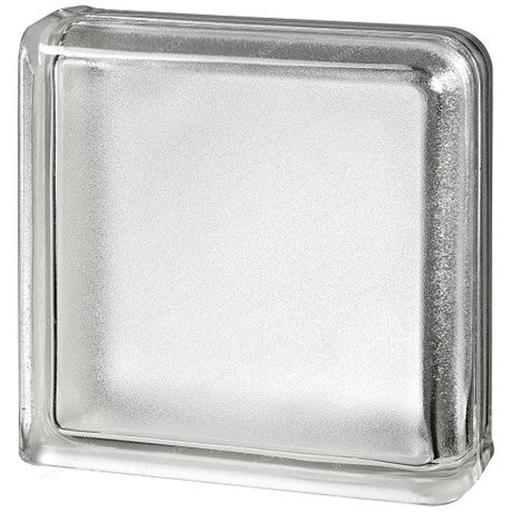 Стеклоблок завершающий бесцветный Арктик (190х190х80) zav_1