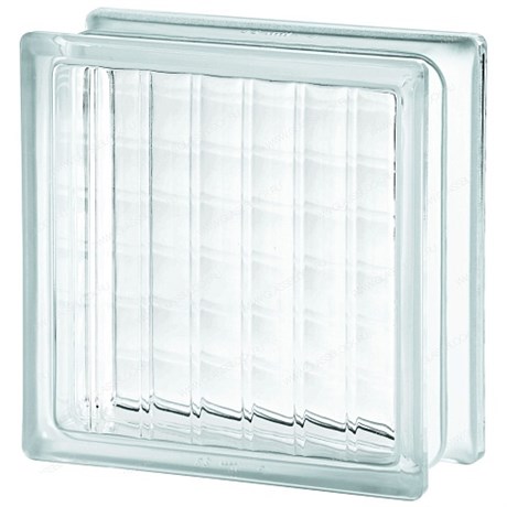 Стеклоблок стандартный бесцветный Сетка большая (190х190х80) LARGE_CROSS