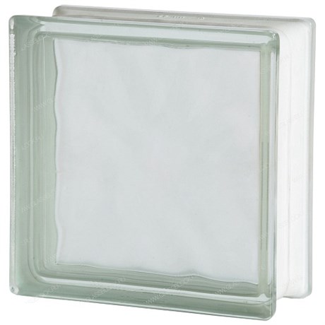 Стеклоблок бронированный бесцветный 1919-8 BSH20 wave sahara 1S (190х190х80) 1919_8_BSH20_wave_sahara_1S