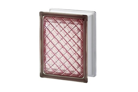 Стеклоблок Империал ДМ розовый (197х146х80) DM_197146_6