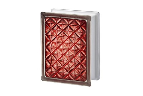 Стеклоблок Империал АКТИС рубин (197х146х80) AKT_197146_4