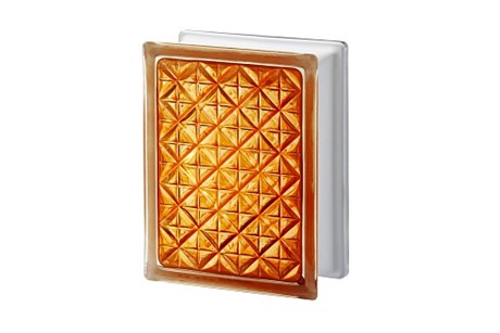 Стеклоблок Империал АКТИС оранжевый (197х146х80) AKT_197146_6