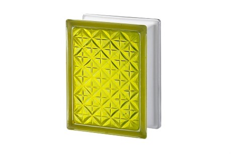 Стеклоблок Империал АКТИС желтый (197х146х80) AKT_197146_13