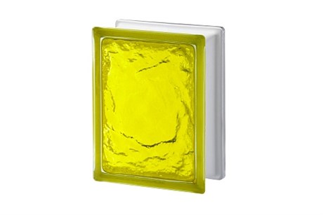 Стеклоблок Империал АЙС желтый (197х146х80) ICE_197146_13