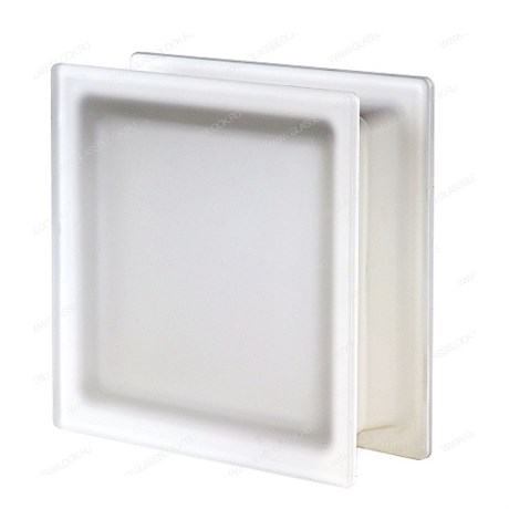 Стеклоблок нестандартный бесцветный матовый 33 SAT lato (190х190х80) 33_SAT_lato