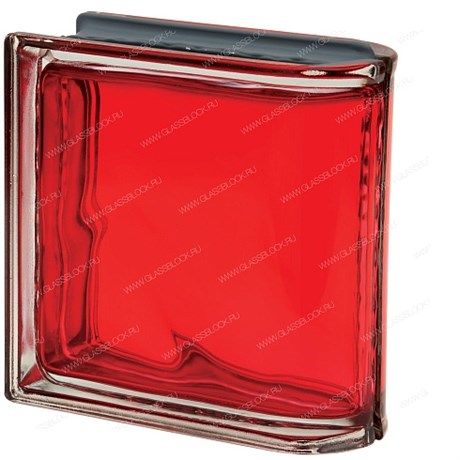 Стеклоблок торцевой металлизированный (зеркальный) Гладкий Scarlatto Ter Lineare O Met (190х190х80) Scarlatto_Ter_Lineare_O_Met