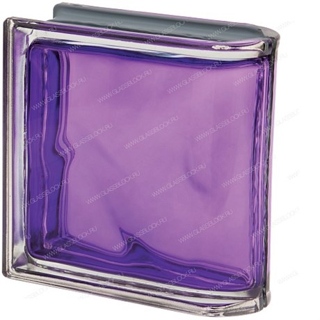 Стеклоблок торцевой металлизированный (зеркальный) Гладкий Indaco Ter Lineare O Met (190х190х80) Indaco_Ter_Lineare_O_Met