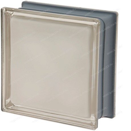 Стеклоблок стандартный металлизированный (зеркальный) Гладкий Bianco Q19 O Met (190х190х80) Bianco_Q19_O_Met